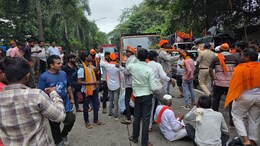 Manoj Jarange Maratha Morcha: मराठा मोर्चामुळे मुंबईचा वेग मंदावला, कुठे कुठे वाहतूक कोंडी?