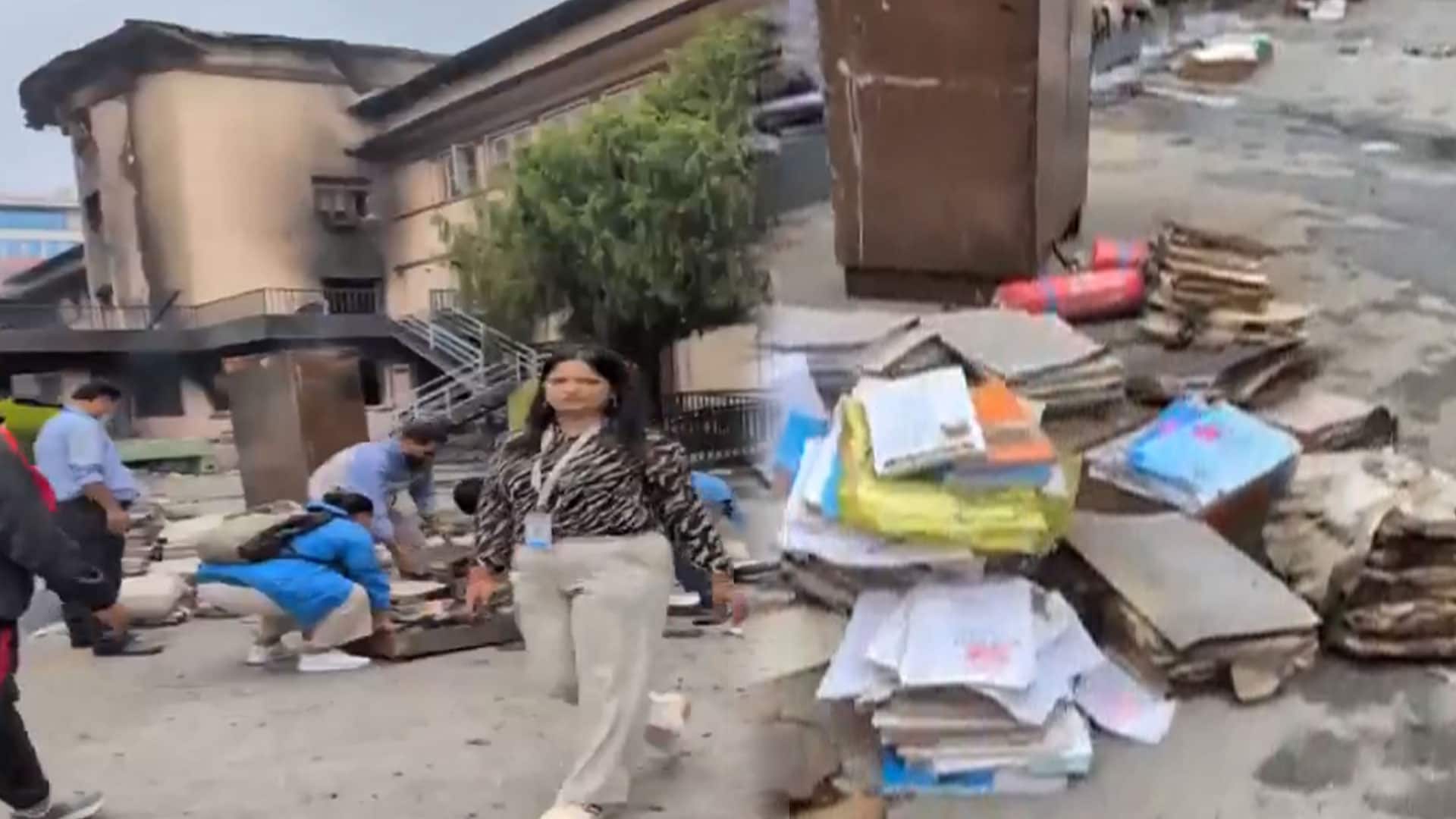 Video : Nepal Supreme Court Set Ablaze: Lawyers Scramble To Save Key Legal Documents