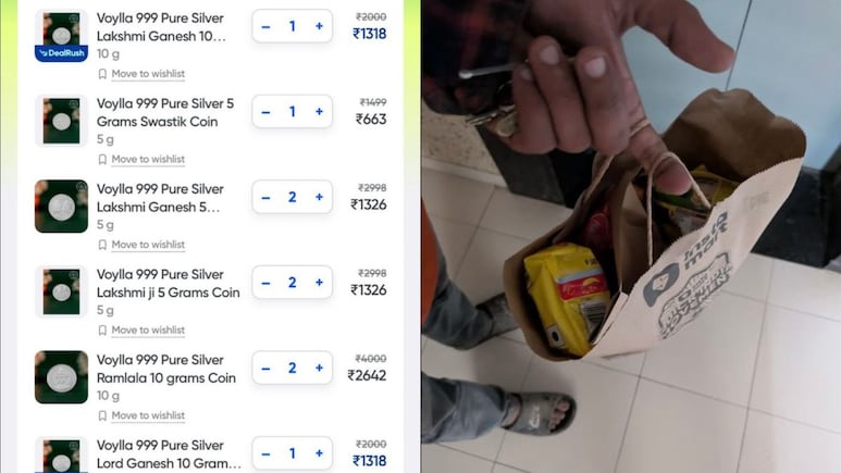 Customer Receives Maggi And Snacks Instead Of Silver Coins From Swiggy, Company Responds