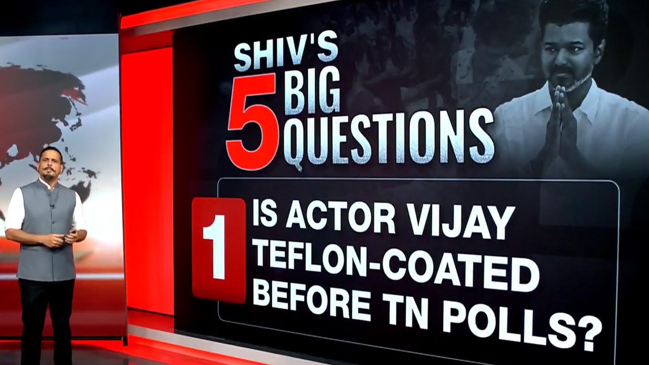 Video : All The Worry Is About Election Vijay? Shiv Aroor Asks 5 Big Questions