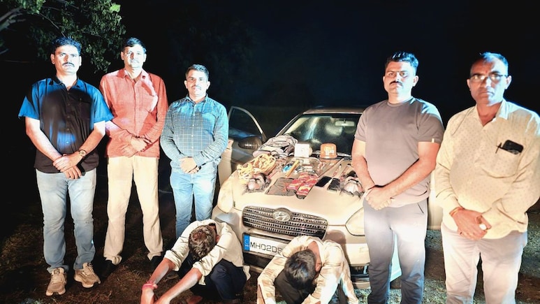पोलिसांच्या सायरनचा वापर करून दरोडेखोरांनी रचला कट; छत्रपती संभाजीनगर पोलिसांनी उधळला डाव पोलिसांच्या सायरनचा वापर करून दरोडेखोरांनी रचला कट; छत्रपती संभाजीनगर पोलिसांनी उधळला डाव