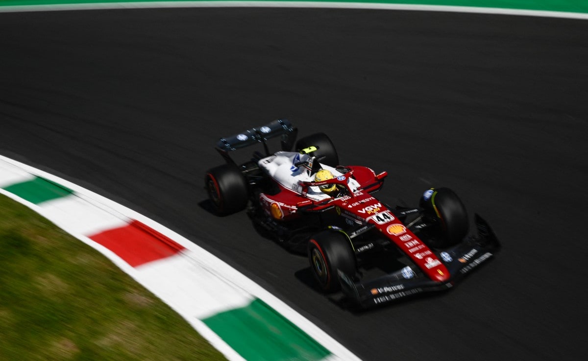 Lewis Hamilton Tops Monza Practice In Ferrari One-Two