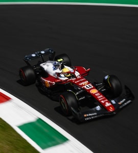 Lewis Hamilton Tops Monza Practice In Ferrari One-Two