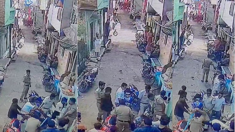 सागर में पुलिस का बेरहम चेहरा, बीच बाजार में दो युवकों पर टूट पड़े 5 पुलिसकर्मी, डंडों से की पिटाई