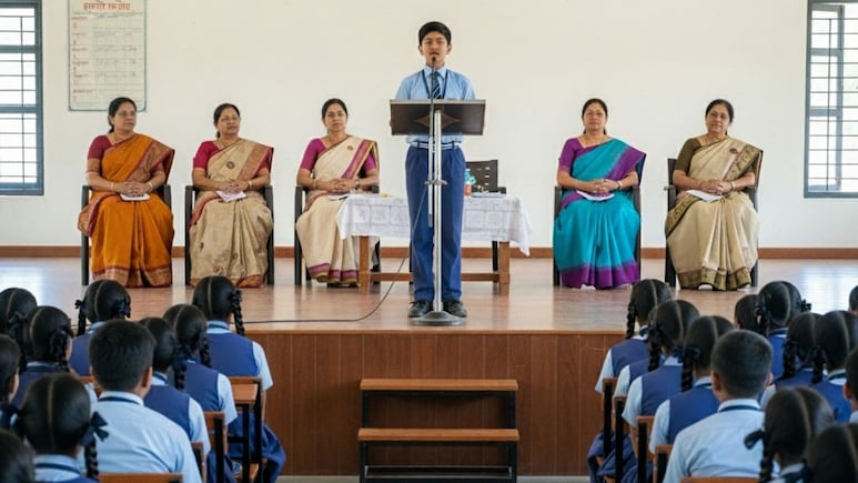 Teacher Day : शिक्षक दिनानिमित्त शाळेत करण्यासाठी प्रभावी भाषण, हे मुद्दे लक्षात ठेवा...सर्व करतील तुमचं कौतुक Teacher Day : शिक्षक दिनानिमित्त शाळेत करण्यासाठी प्रभावी भाषण, हे मुद्दे लक्षात ठेवा...सर्व करतील तुमचं कौतुक