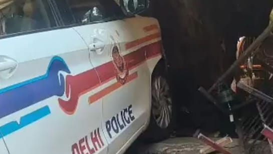 Delhi Police Van Driven By 