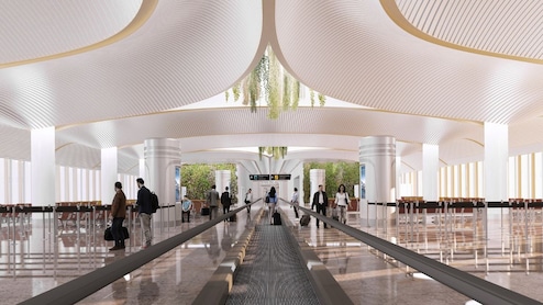 Navi Mumbai Airport: नवी मुंबई आंतरराष्ट्रीय विमानतळ 'टेक ऑफ' साठी सज्ज, आतील वैशिष्ट्यांची A to Z माहिती