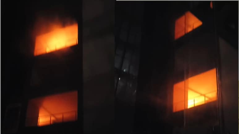 Raipur Fire: 'बेबीलोन टावर' में लगी भीषण आग, SP-कलेक्टर मौके पर मौजूद, 45 से ज्यादा लोगों को सुरक्षित बचाया गया