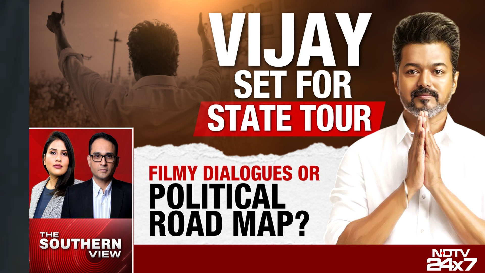Vijay Set For State Tour: Filmy Dialogues Or Political Road Map?