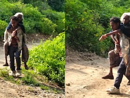 70 साल की दादी को पीठ पर लादकर क्यों ले जा रहा पोता? कहानी रुला देगी 70 साल की दादी को पीठ पर लादकर क्यों ले जा रहा पोता? कहानी रुला देगी