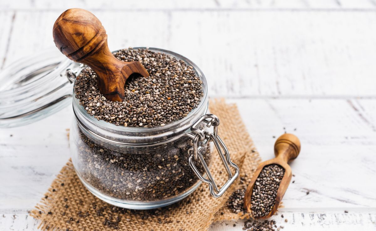 Chia seeds are an excellent source of protein and fibre