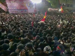 The Stampede Aftermath: Shoes, Garbage Scattered At Actor Vijay&#039;s Rally