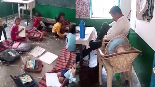 'सपनों' में मस्त मास्साब और खर्राटों का लेक्चर! ये कक्षा है या नींद की प्रयोगशाला ?