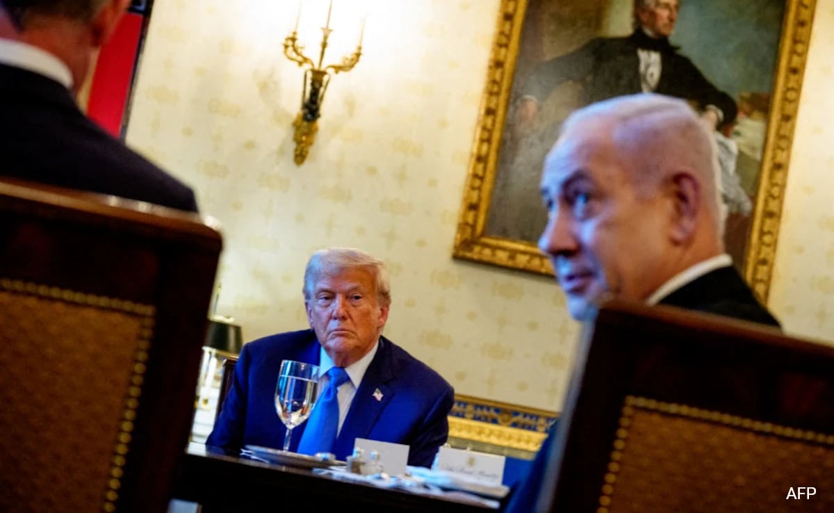 "Real Chance For Greatness In Mideast": Trump Ahead Of Meeting Netanyahu