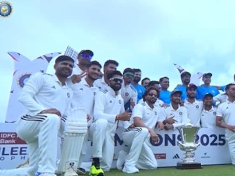 Central Zone Beat South Zone By 6 Wickets To Lift Duleep Trophy