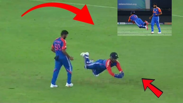 Video : कुलदीपने PAK च्या फलंदाजांची नांगी ठेचली! संजू बनला 'स्पायडर मॅन', हवेत उडी मारून घेतला अप्रतिम झेल