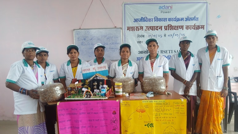 छत्तीसगढ़ के महिलाओं के लिए खुशखबरी: मशरूम की खेती के लिए फ्री में ट्रेनिंग, अदाणी फाउंडेशन की पहल 100 महिलाएं बनेंगी आत्मनिर्भर