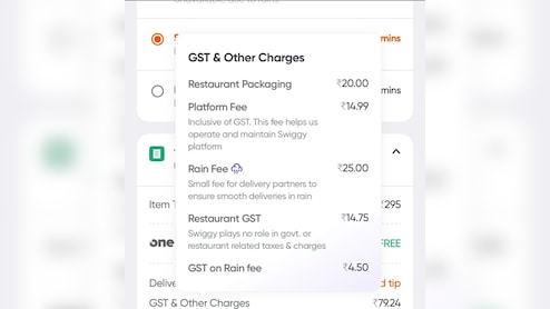 "Lord Indra Brought Under Tax Net," Says Swiggy Customer After Spotting 'GST On Rain Fee'