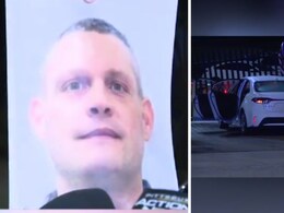 Car Rams FBI Building Gate In Pittsburgh, Driver Leaves Behind American Flag Car Rams FBI Building Gate In Pittsburgh, Driver Leaves Behind American Flag