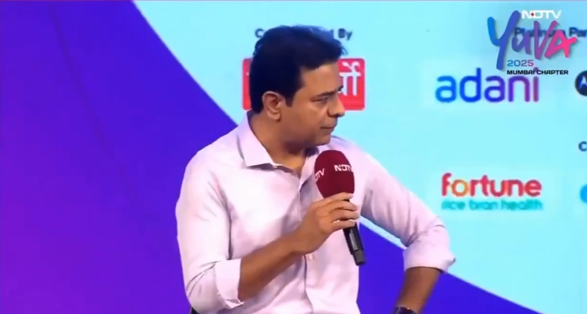 BJP's "Nepo Kid" Swipe At KTR After His Gen-Z Protest Warning At NDTV Yuva