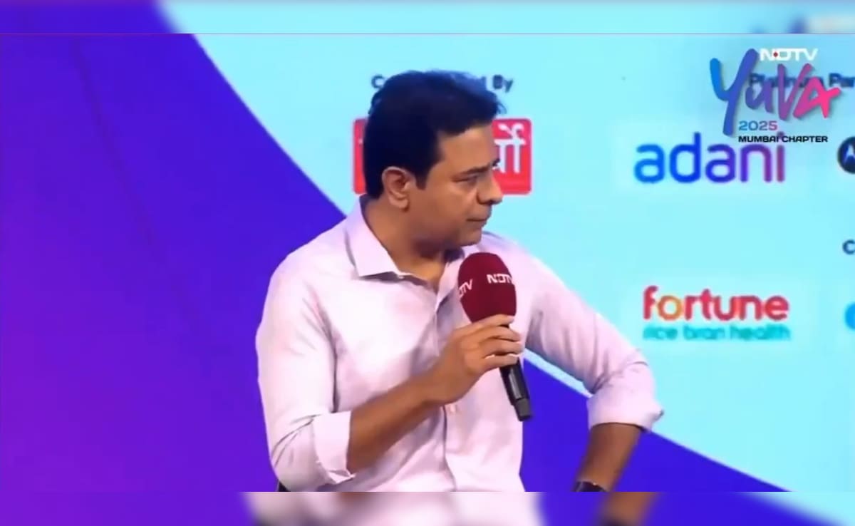 BJP's "Nepo Kid" Swipe At KTR After His Gen-Z Protest Warning At NDTV Yuva