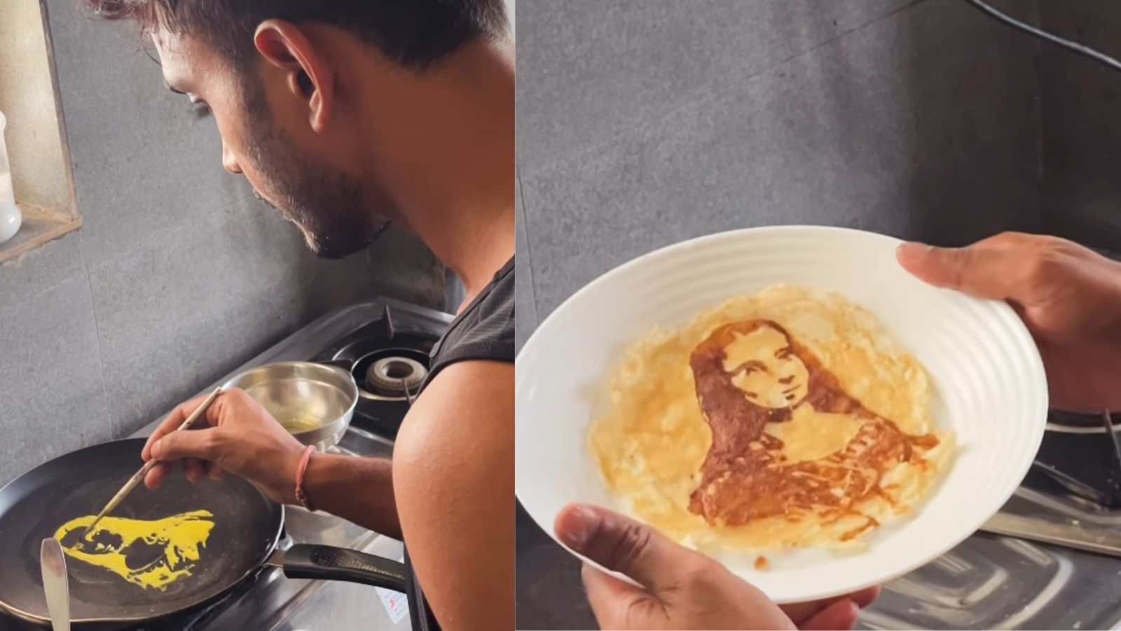 Watch: Food Artist Prepares Stunning 'The Mona Lisa Omelette', Internet Loves It