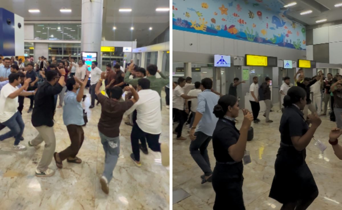 Video: Flight To Surat Running Late, Passengers Perform Garba At Goa Airport