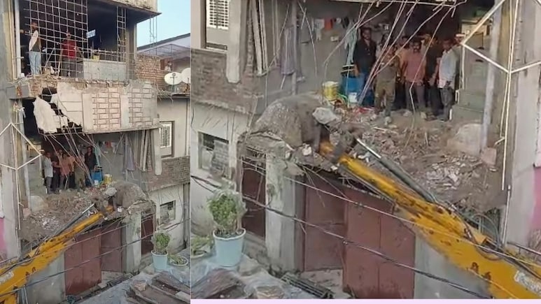 Rajasthan: वसुंधरा के गढ़ में तस्कर भाइयों की संपत्ति पर चला बुलडोजर, मलबे में तब्दील हुआ तीन मंजिला मकान