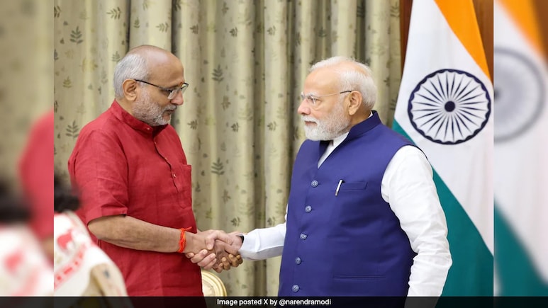 "Wishing Him A Successful Tenure": PM Modi Congratulates CP Radhakrishnan "Wishing Him A Successful Tenure": PM Modi Congratulates CP Radhakrishnan