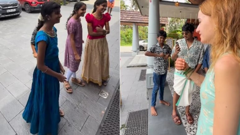 पोलैंड की महिला को मलयालम में बातचीत करते देख हैरान रह गए बच्चे, यूजर्स बोले- इससे प्यारा और कुछ नहीं... पोलैंड की महिला को मलयालम में बातचीत करते देख हैरान रह गए बच्चे, यूजर्स बोले- इससे प्यारा और कुछ नहीं...