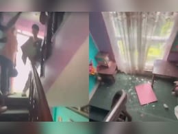On Camera, Nepal Gen Z Protestors Enter President's House, Damage Portraits On Camera, Nepal Gen Z Protestors Enter President's House, Damage Portraits