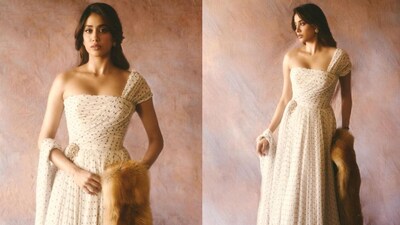 slim fit dress slacks Golden Embellished Lehenga Set AS SEEN ON Janhvi Kapoor