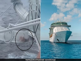 Shocking Video Shows Cruise Passenger Trapped In Water Slide Over Ocean Shocking Video Shows Cruise Passenger Trapped In Water Slide Over Ocean
