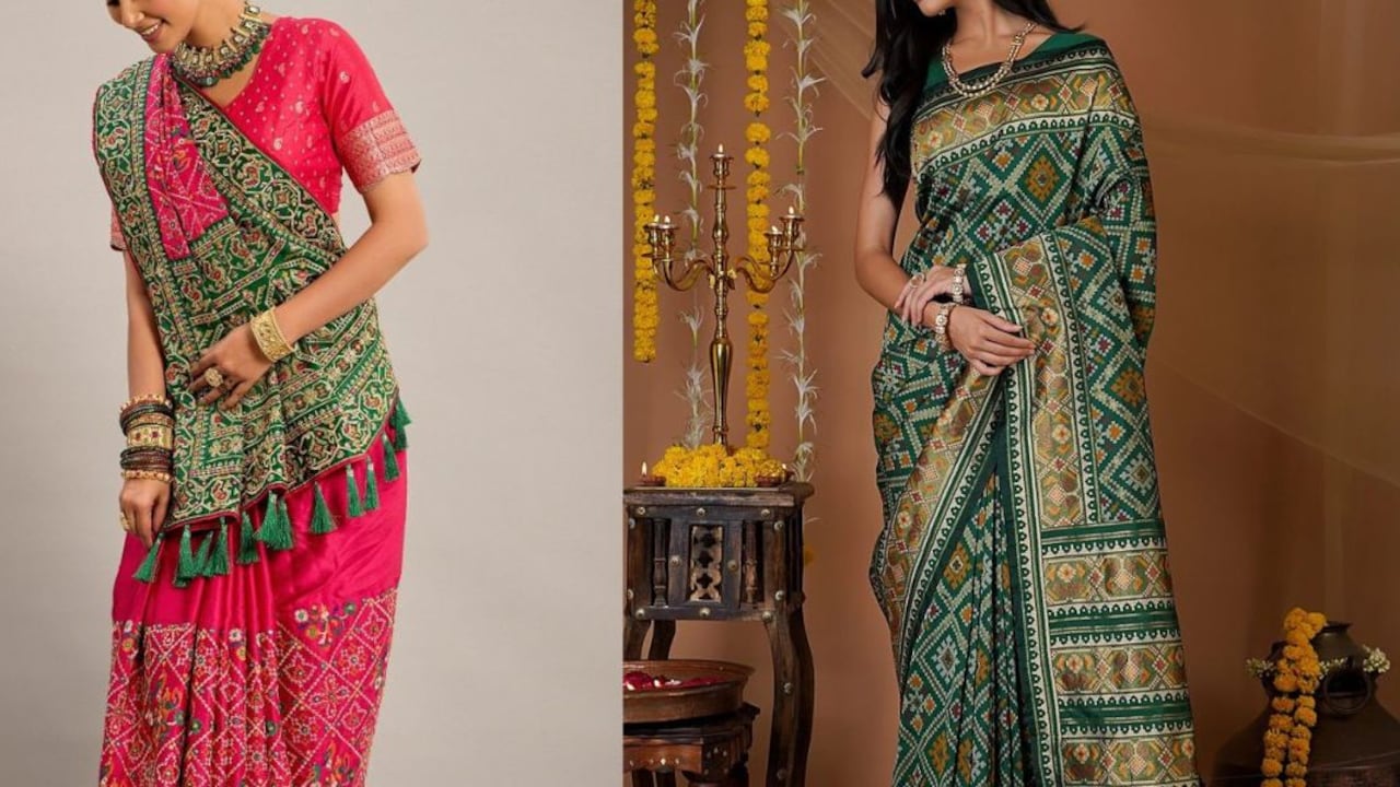 Style bandhani sarees for a modern look this festive days