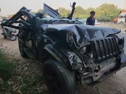 5 Dead As Speeding Thar Loses Control, Hits Divider On Gurugram Highway 5 Dead As Speeding Thar Loses Control, Hits Divider On Gurugram Highway
