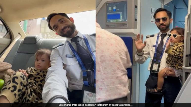 "Princess Passenger": IndiGo Pilot Introduces Daughter Onboard, Fliers React "Princess Passenger": IndiGo Pilot Introduces Daughter Onboard, Fliers React