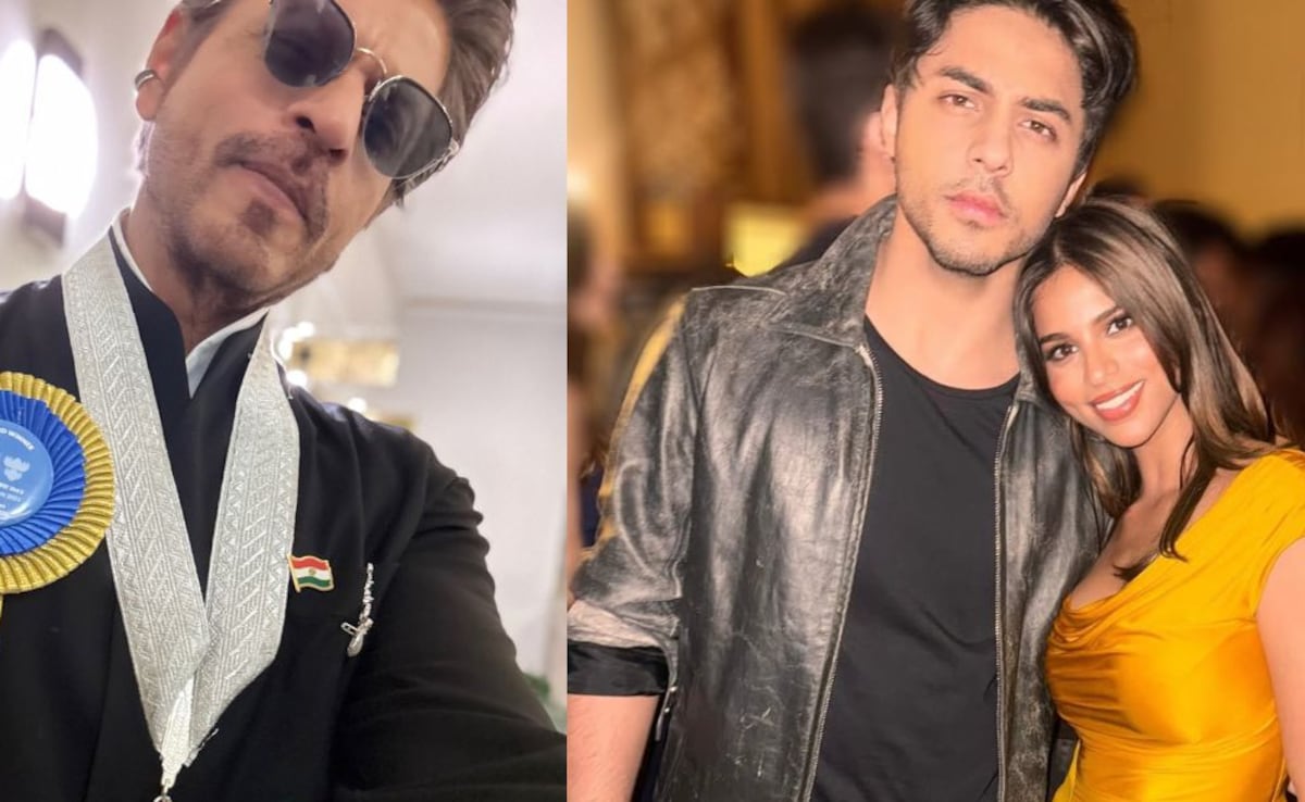 Aryan Khan And Suhana Khan Send Big Love To Shah Rukh Khan On His First National Award Win: "Our Hearts Are So Happy"
