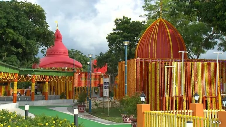 PM Modi Inaugurates Redeveloped Tripureswari Temple In Tripura PM Modi Inaugurates Redeveloped Tripureswari Temple In Tripura