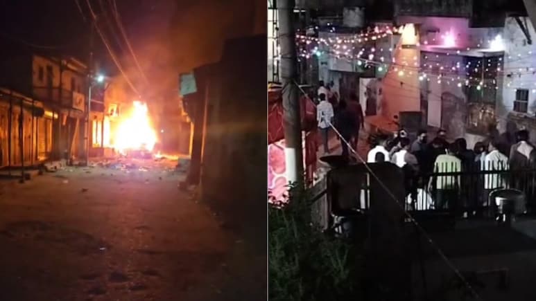 Gujarat News: गरब्यादरम्यान 'आय लव्ह मोहम्मद'ची घोषणा; दोन गटात राडा, गाड्यांची जाळपोळ