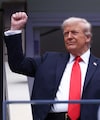 Trump Greeted With Mixed Cheers And Boos After Delay At US Open Final