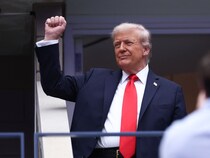 Donald Trump Greeted With Mixed Cheers And Boos After Delay At US Open 2025 Final