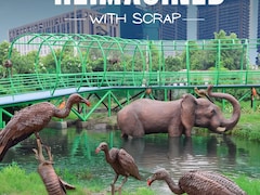 Animal Sculptures, Illuminates Pathways, Food Court: All About Noida's First Waste-To-Wonder Jungle Trail Park