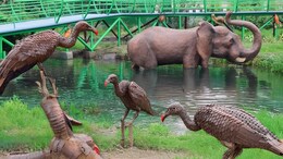 Animal Sculptures, Illuminates Pathways, Food Court: All About Noida's First Waste-To-Wonder Jungle Trail Park