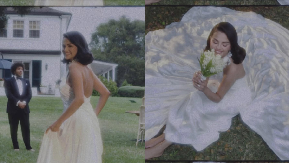 Selena Gomez Walks Down The Aisle In Custom Ralph Lauren For Wedding With Benny Blanco