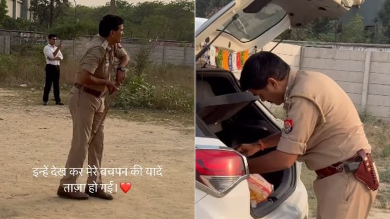 बच्चों संग दारोगा जी ने जमकर खेला क्रिकेट, फिर दिया ऐसा सरप्राइज, देखकर नहीं रहा बच्चों की खुशी का ठिकाना