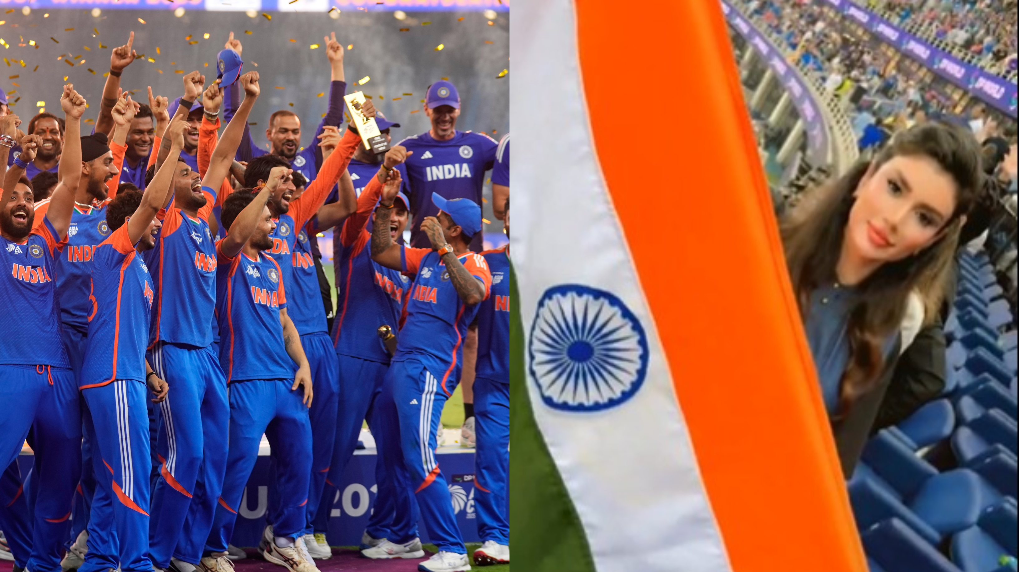 IND vs PAK Final: कौन है पाकिस्तान को आईना दिखाने वाली ये विदेशी लड़की, भारत का कर रही जय-जयकार