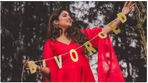 तमिल एक्ट्रेस शालिनी ने कराया डिवोर्स फोटोशूट, तस्वीरें शेयर कर के लिखा-'99 समस्याएं, लेकिन पति...'