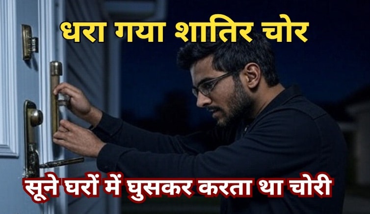 चुराया हुआ 75 ग्राम गोल्ड, 3 Kg चांदी और 10 लाख कैश बरामद, शातिर चोर सूने घरों में ऐसे देता था चोरी को अंजाम! चुराया हुआ 75 ग्राम गोल्ड, 3 Kg चांदी और 10 लाख कैश बरामद, शातिर चोर सूने घरों में ऐसे देता था चोरी को अंजाम!