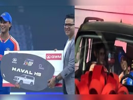 अभिषेक शर्मा को गिफ्ट में मिली Haval H9, दोस्त शुभमन के साथ खिंचवाई सेल्फी, जानें कितनी है कार की कीमत ! अभिषेक शर्मा को गिफ्ट में मिली Haval H9, दोस्त शुभमन के साथ खिंचवाई सेल्फी, जानें कितनी है कार की कीमत !