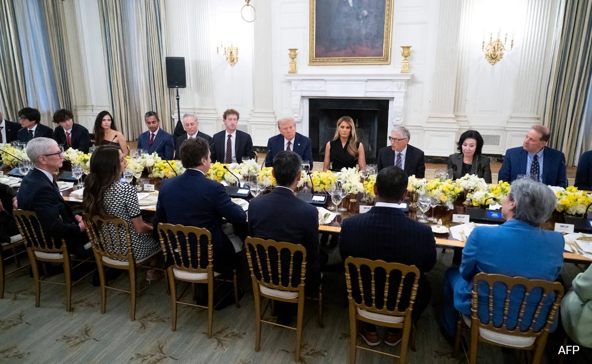 Trump Hosts Tech CEOs For Dinner At White House, Elon Musk Not Invited